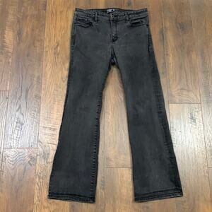 Abercrombie & Fitch Mid Rise Boot Black Jeans